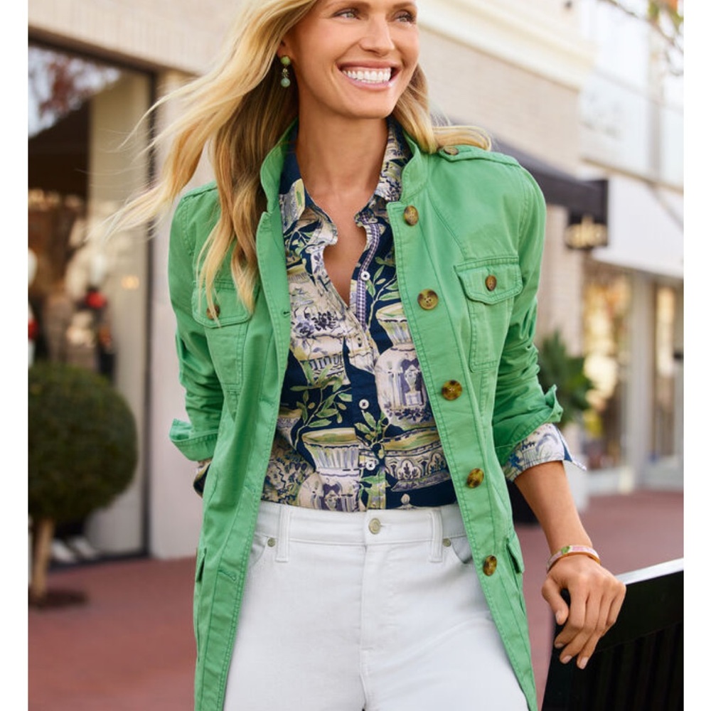 Talbots military style jacket